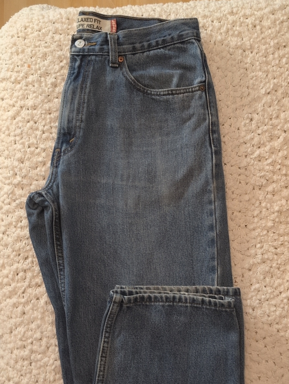 Levi's Men's Relaxed Fit Denim Jeans - Medium Blue ❤️ 33 X 32